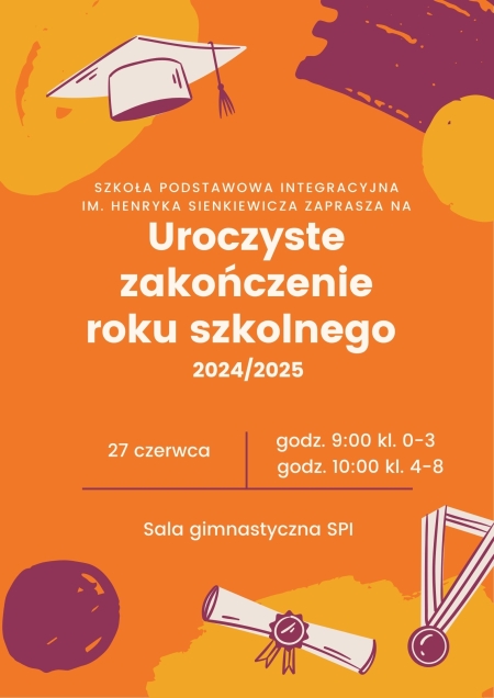 Zakończenie roku szkolnego 2024/2025