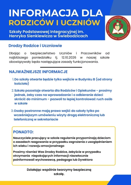 Ważna informacja! 